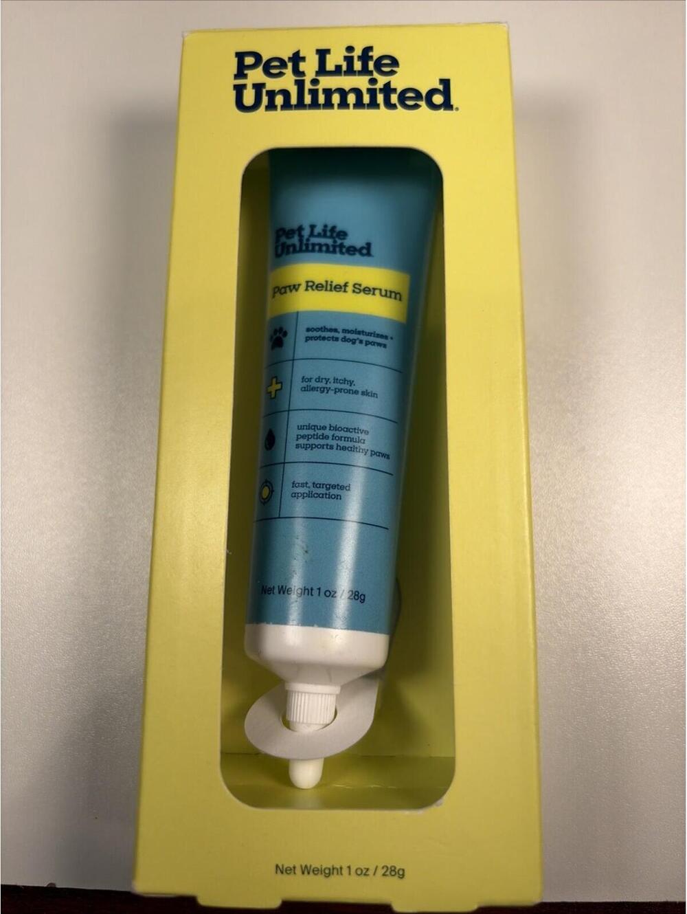 Pet Life Paw Relief Serum Moisturizer for Dry Itchy Cracked Paws For Dogs 1 oz